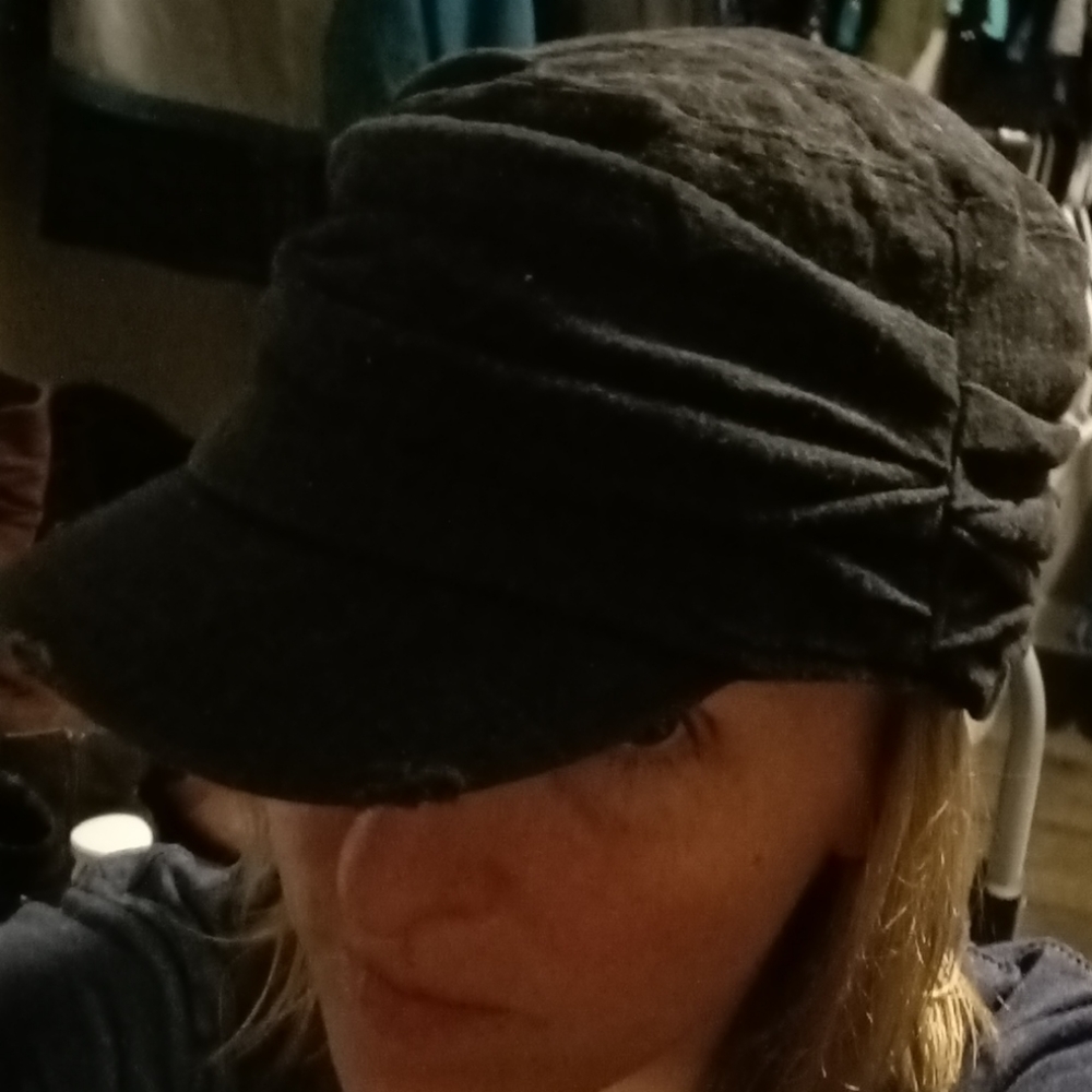 Probably Vintage Distressed Black Cap.